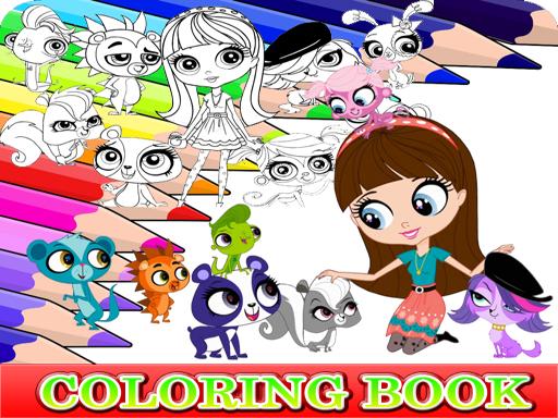 Coloring Book For Littlest Pet Shop