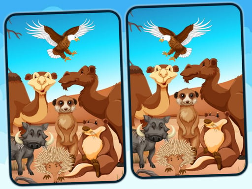 Spot 5 Differences Deserts