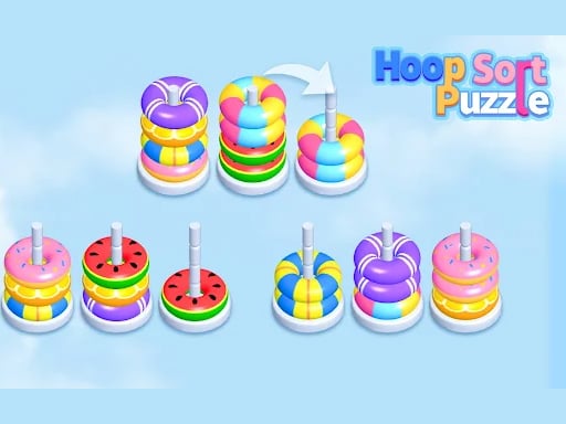 Hoop Stack Sort Puzzle 3d Game