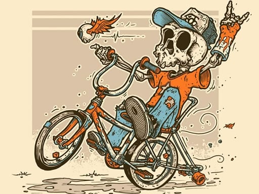 Halloween Bike Ride Jigsaw